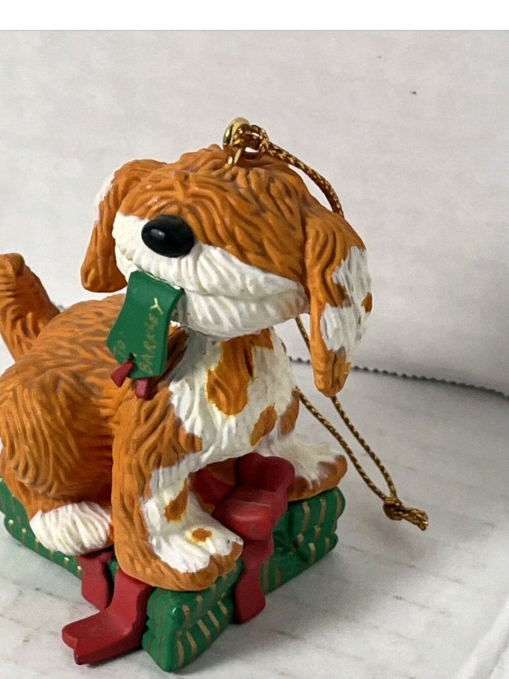 Sesame Street Barkley Dog Christmas Ornament Gift Present Vintage - Picture 6 of 12